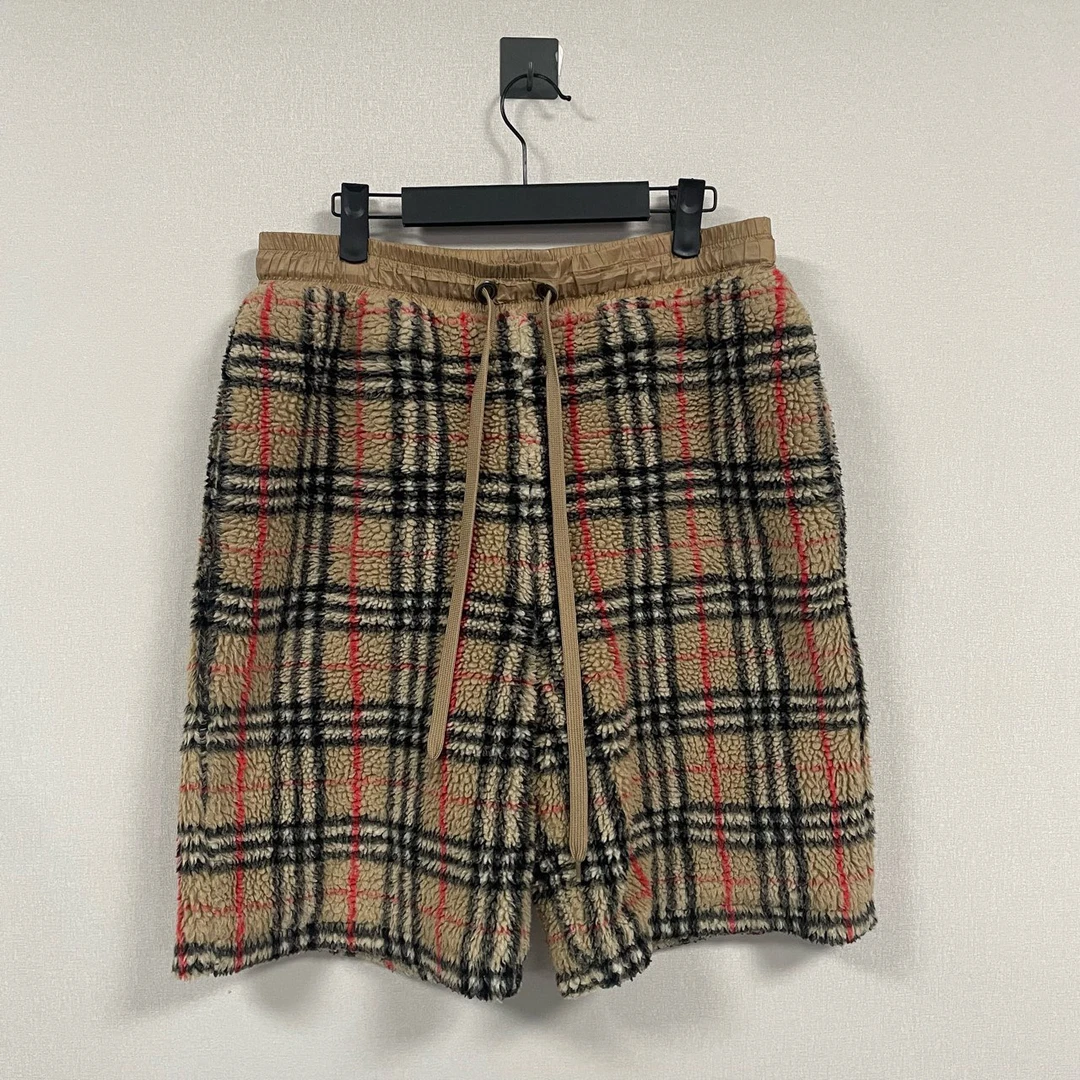 99新 BURBERRY/博柏利 新款泰迪格纹短裤/L码/价4500