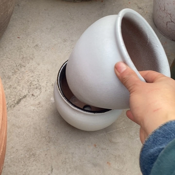 紫砂花盆0219瑕—— 80瑕