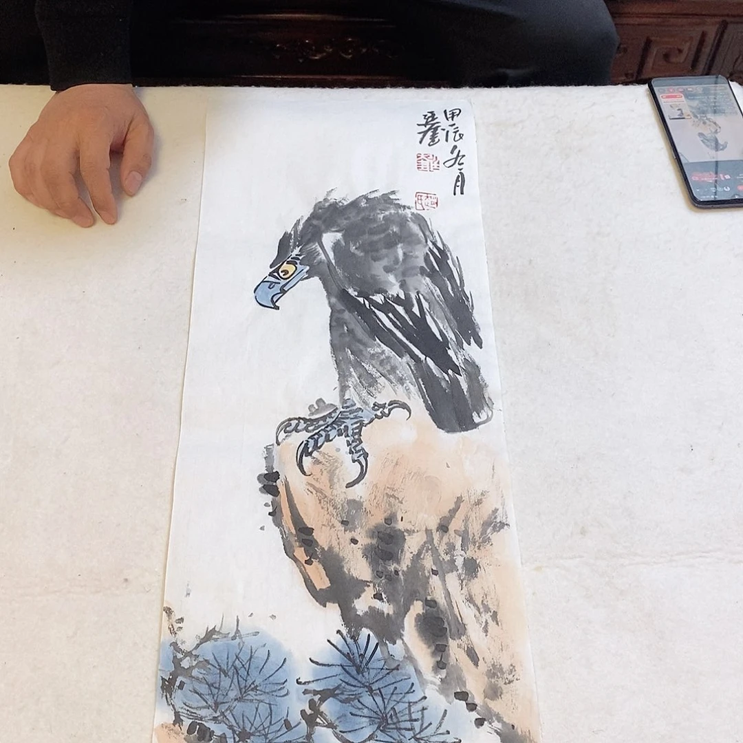 国画赵廷奎手绘写意画