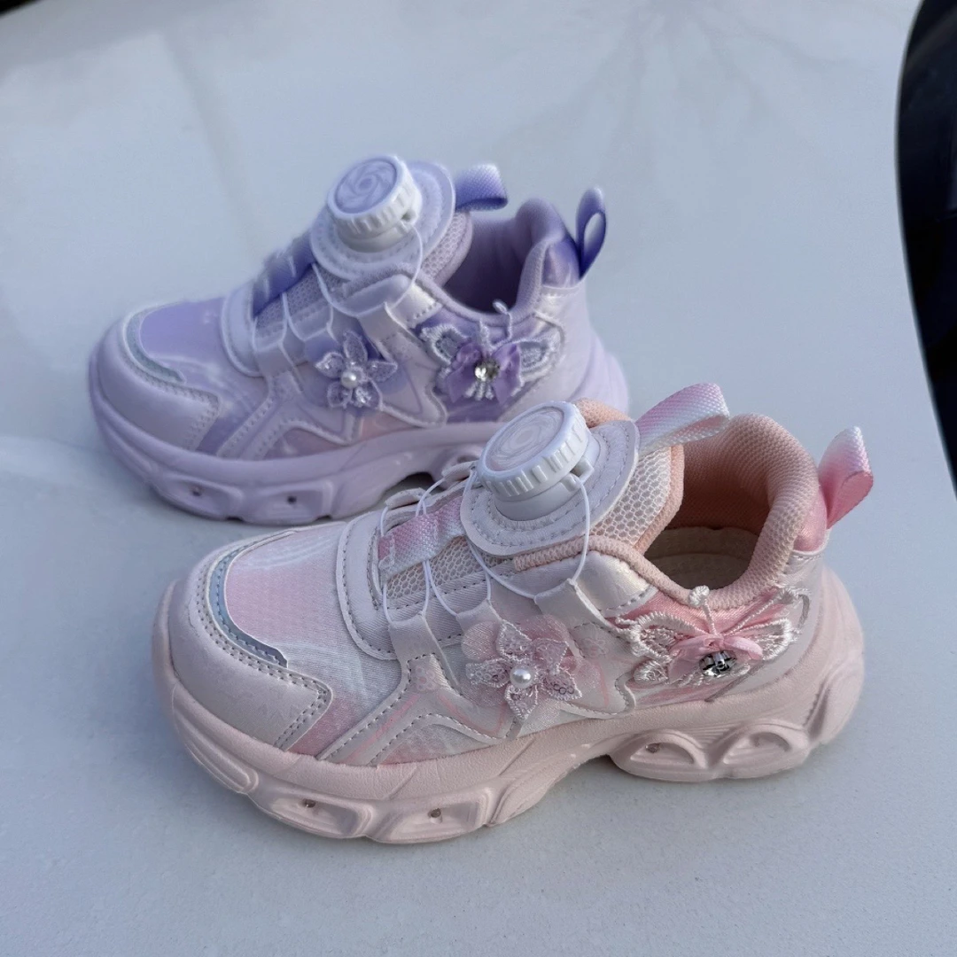 2025秋冬皮面单鞋不加绒休闲风运动风耐磨女运动鞋跑鞋