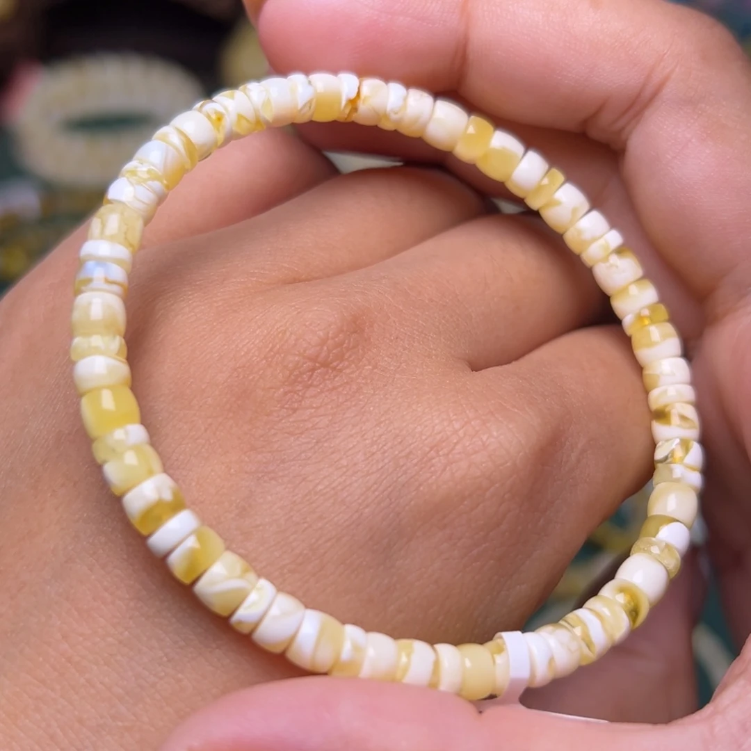 未镶嵌琥珀珠宝奇石5mm