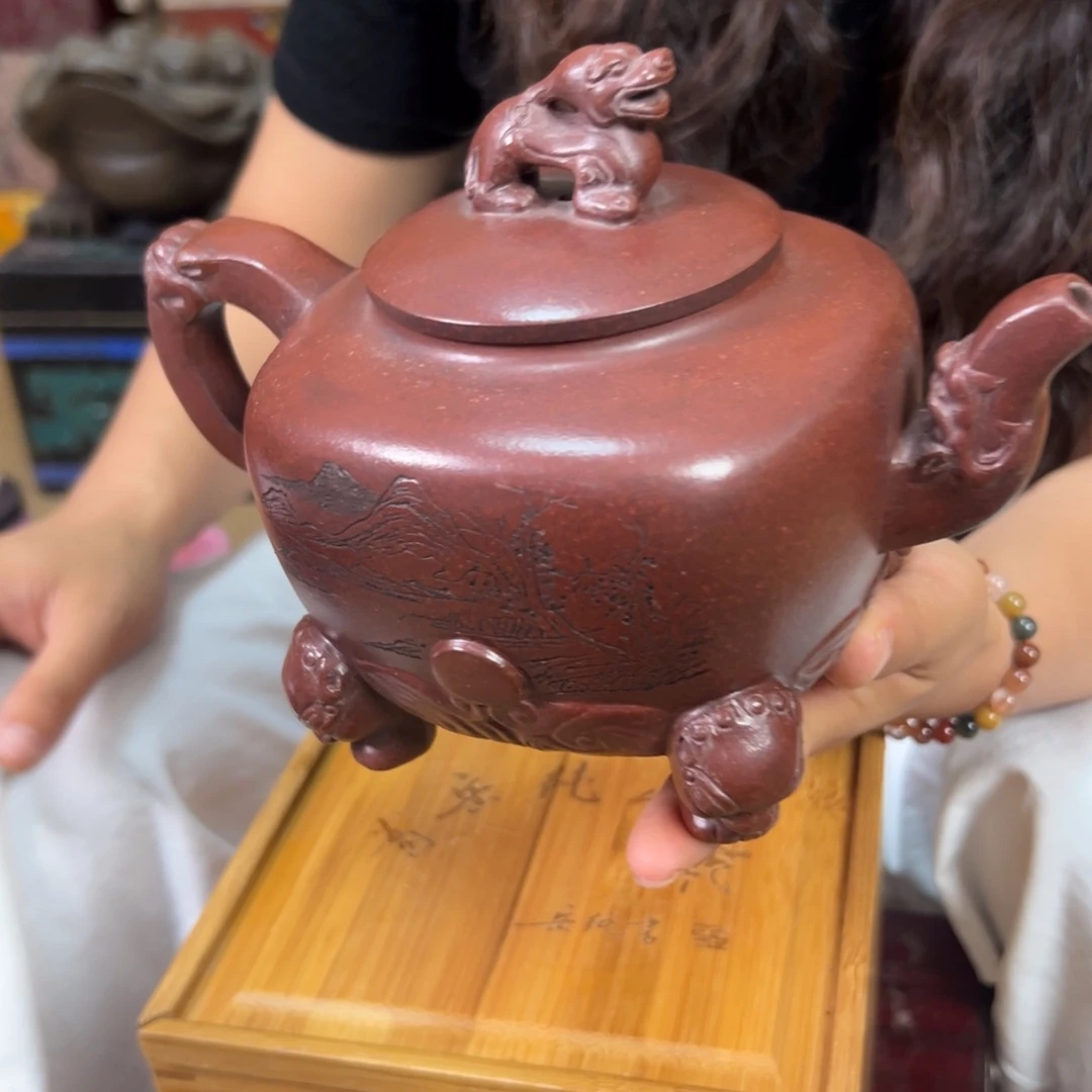 茶壶紫砂原矿紫砂壶