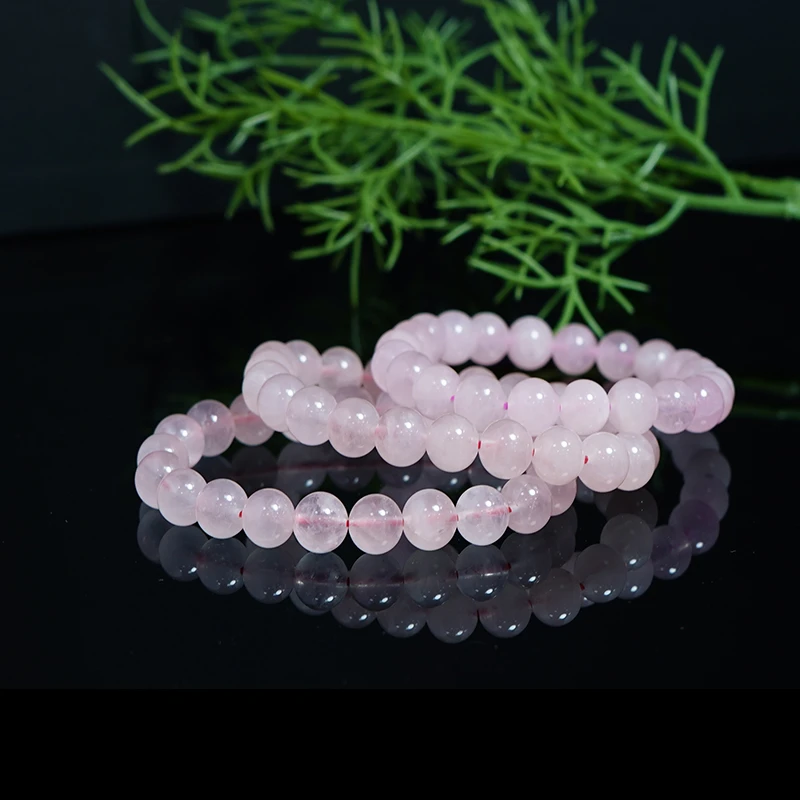 【书记甄选】天然粉水晶单圈手链 多样性发一件9mm+ck002