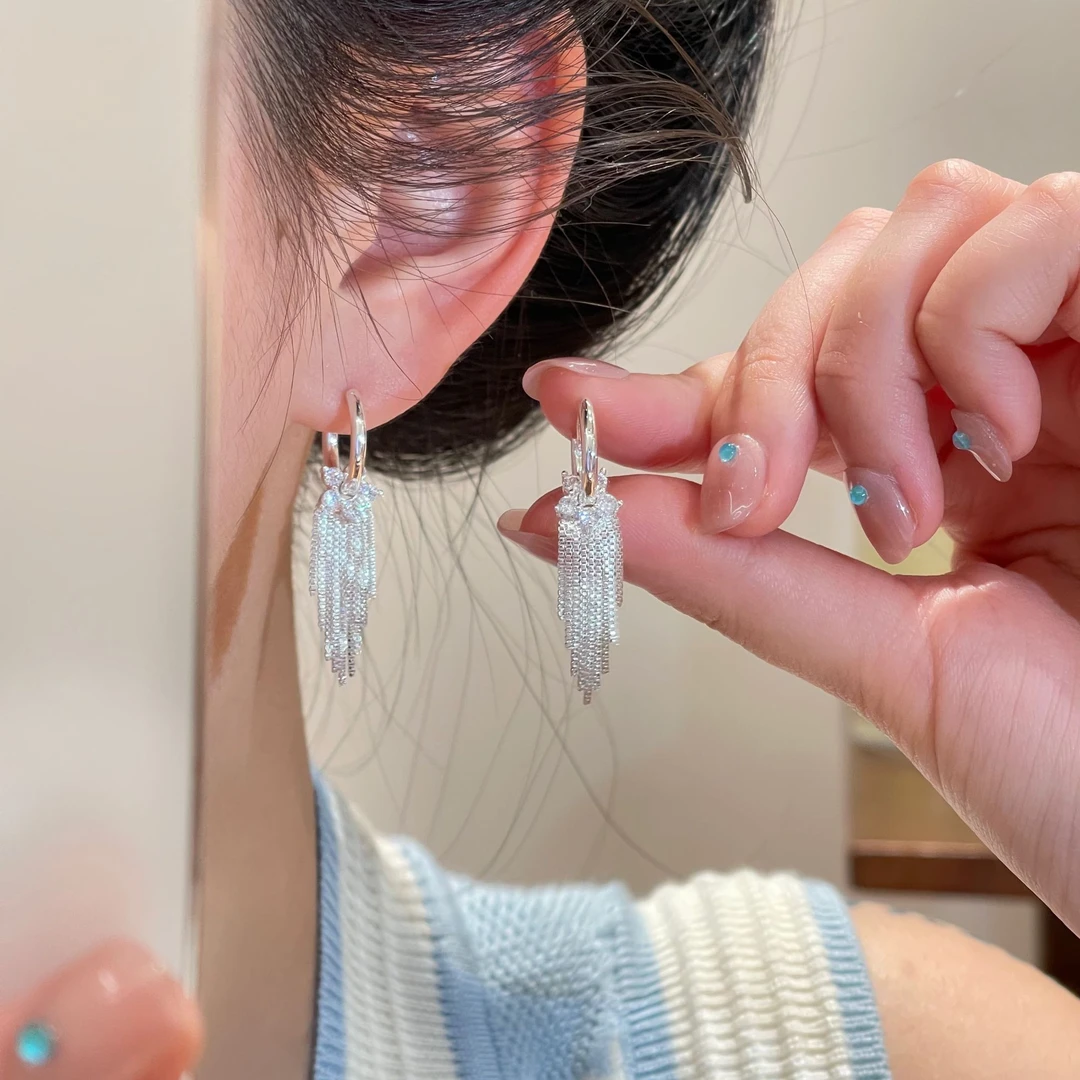 小流苏耳坠女百搭轻奢时尚小众简约精致超仙耳环R2836