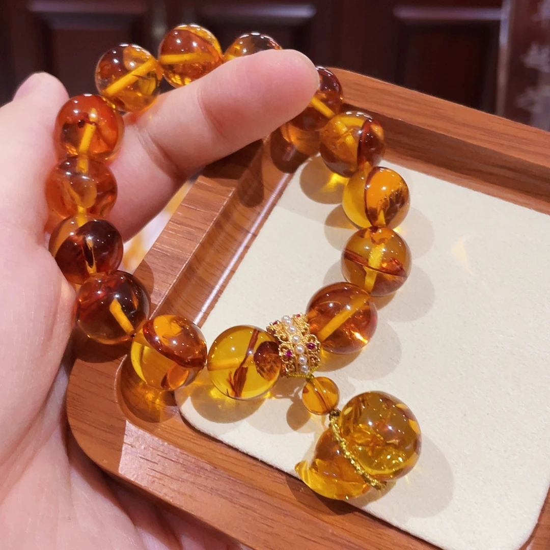 蜜蜡未镶嵌手链手串