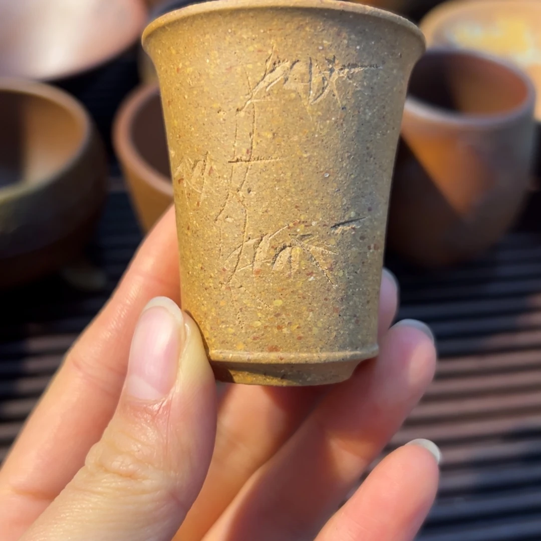 紫砂茶杯微瑕不退不换