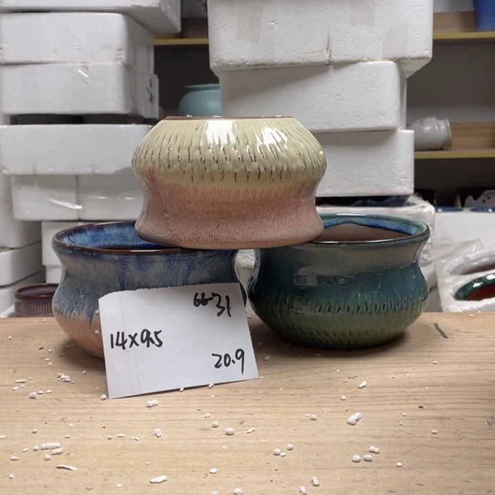 紫砂花盆多肉花盆微瑕31