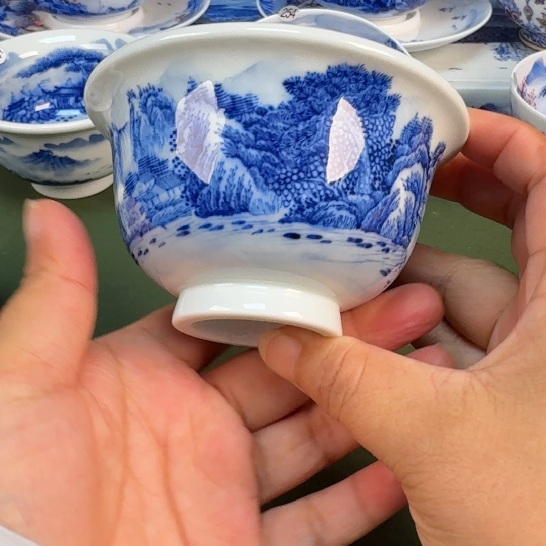 景德镇纯手绘茶具圆圆231