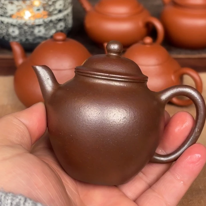 紫砂茶壶秋水柴烧匣钵