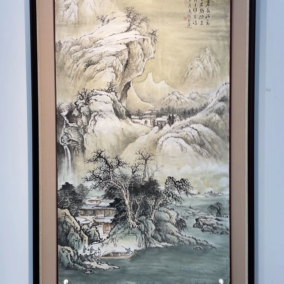 国画凌行志手绘作品