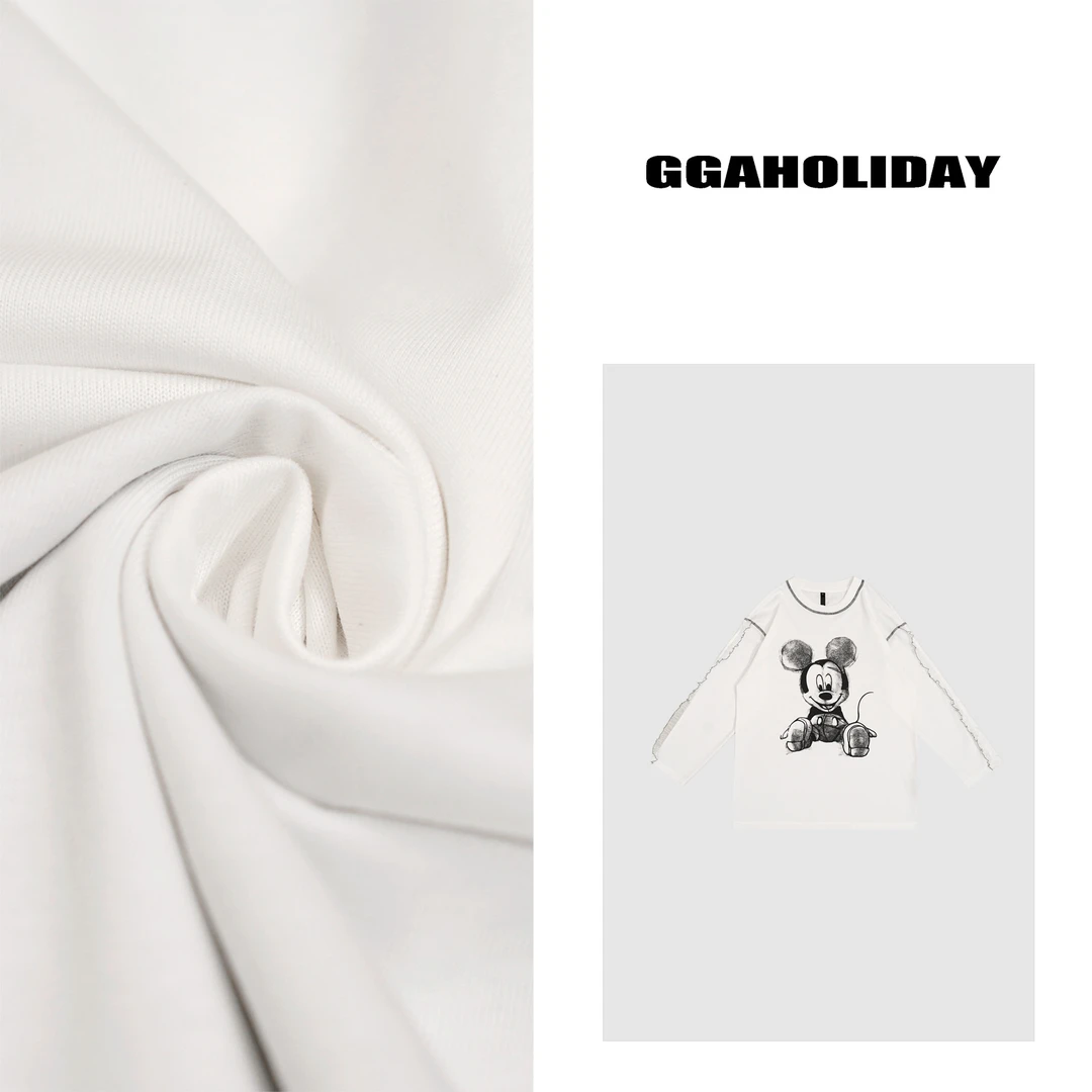 GGAHOLIDAY 新款高级时尚款美式街头宽松休闲百搭显瘦长袖-152263