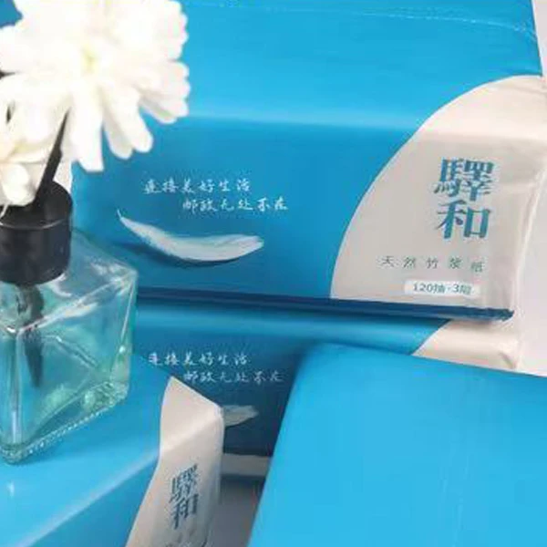驿和 【重邮忠县馆】天然竹浆漂白抽纸2提装