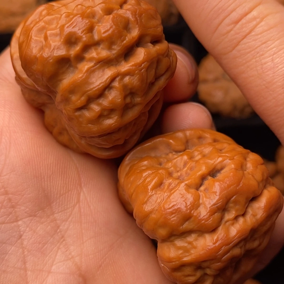文玩核桃把件秦岭野生核桃