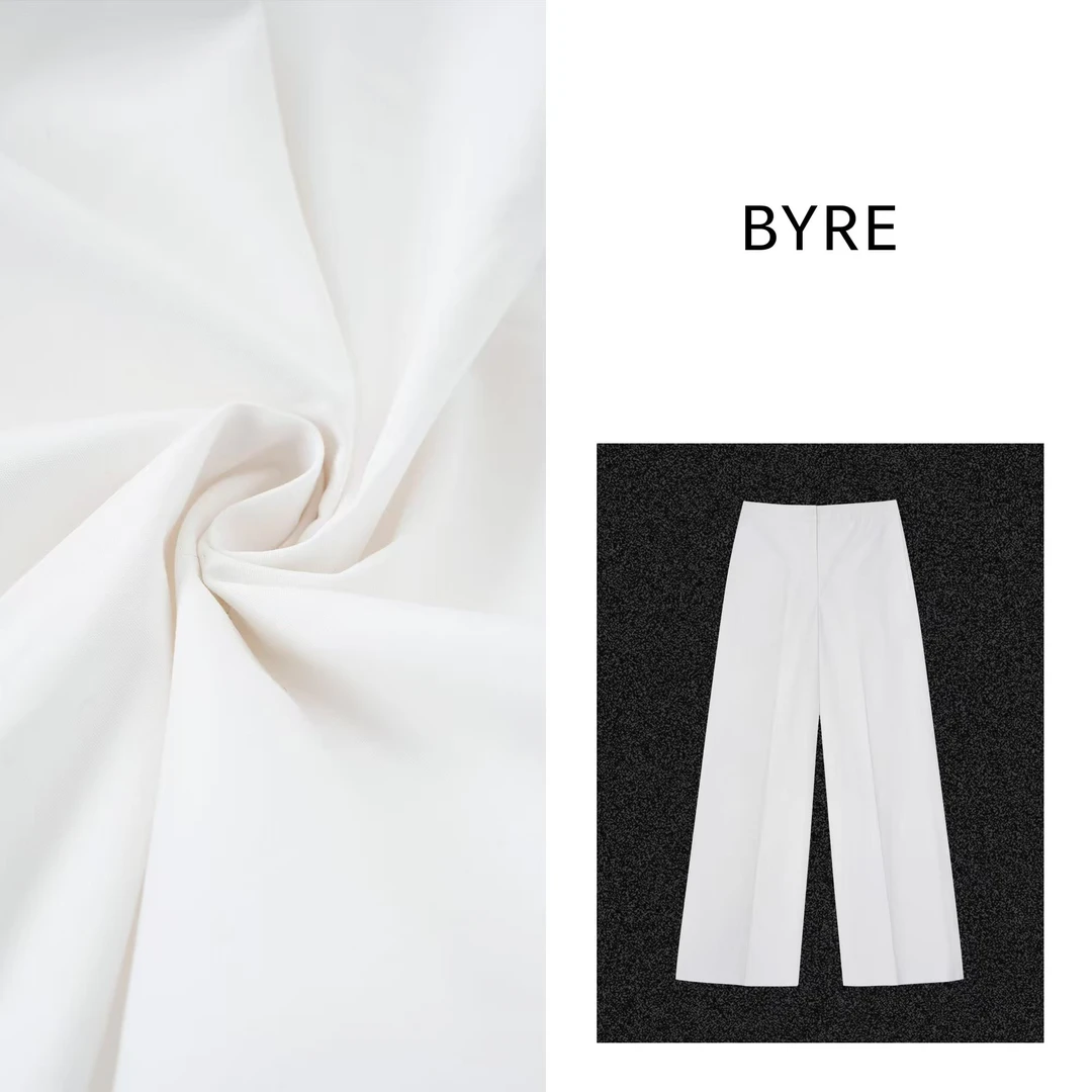 BY470 肥版吊腿裤【机洗】