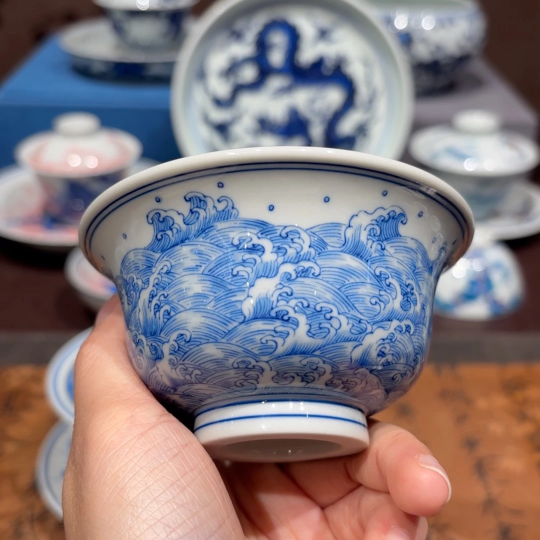 瓷片景德镇纯手工手绘