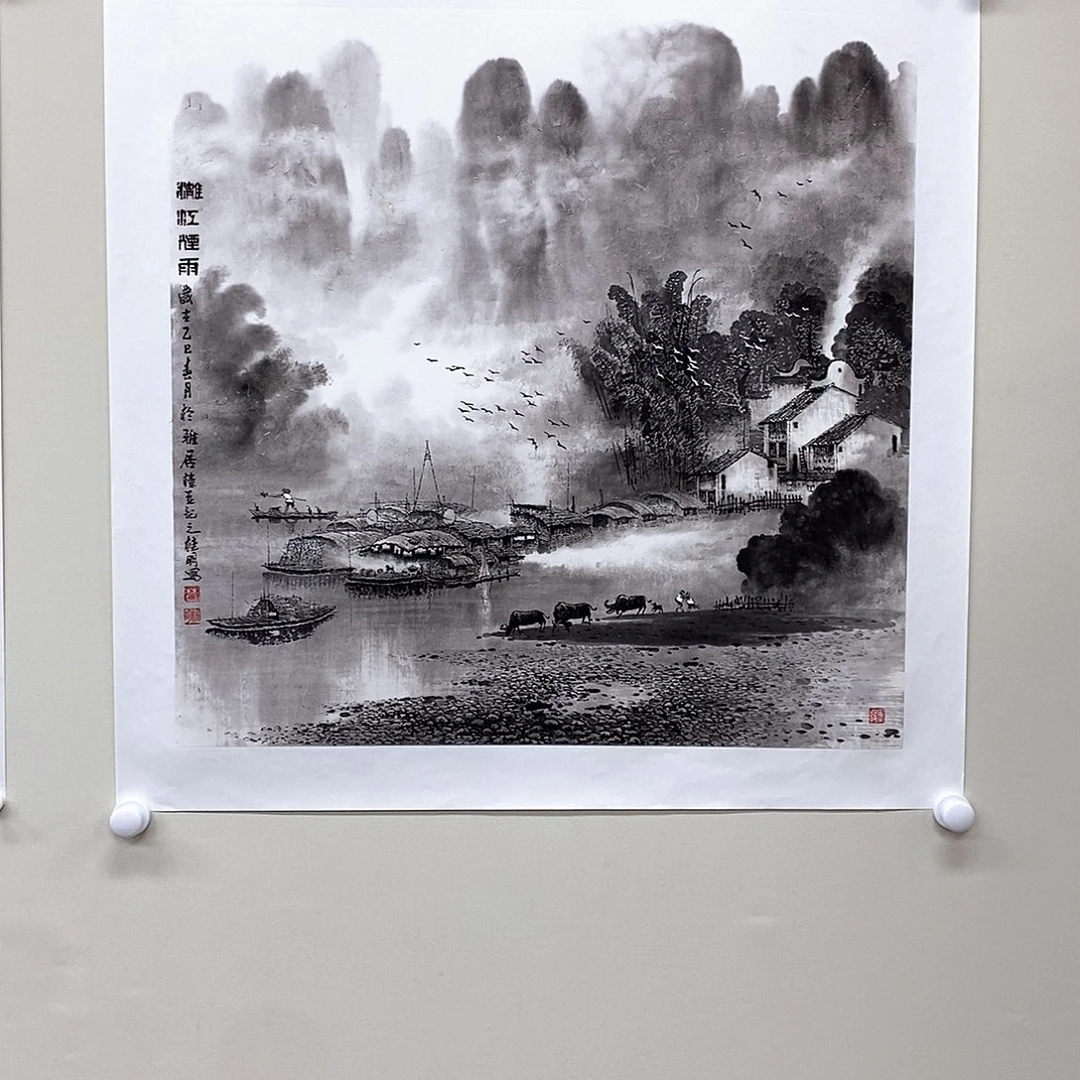 国画莫桂明四尺斗方精品佳作