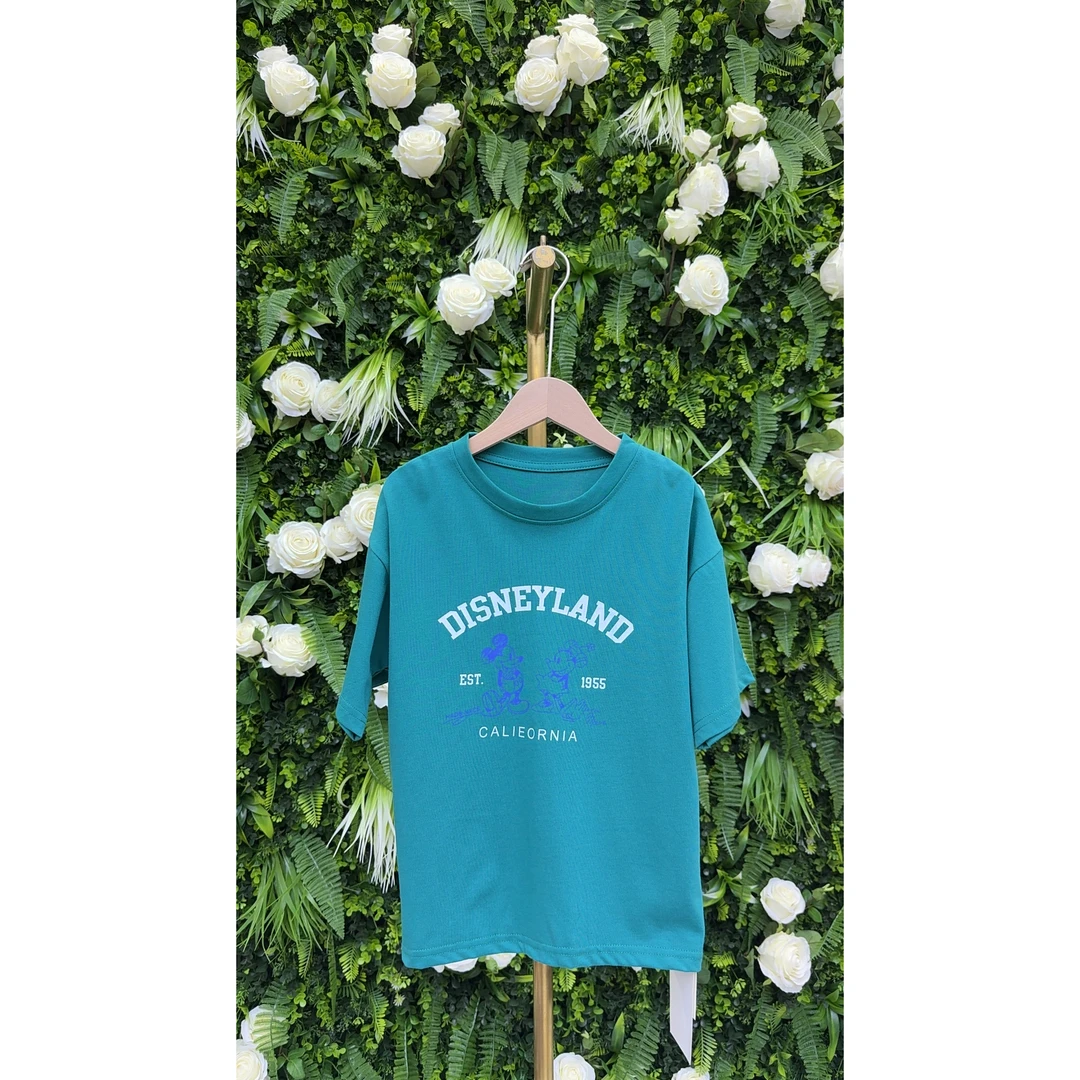 品牌高端透气纯棉字母印花T恤【大童-青少年】短袖【130-170】——T100