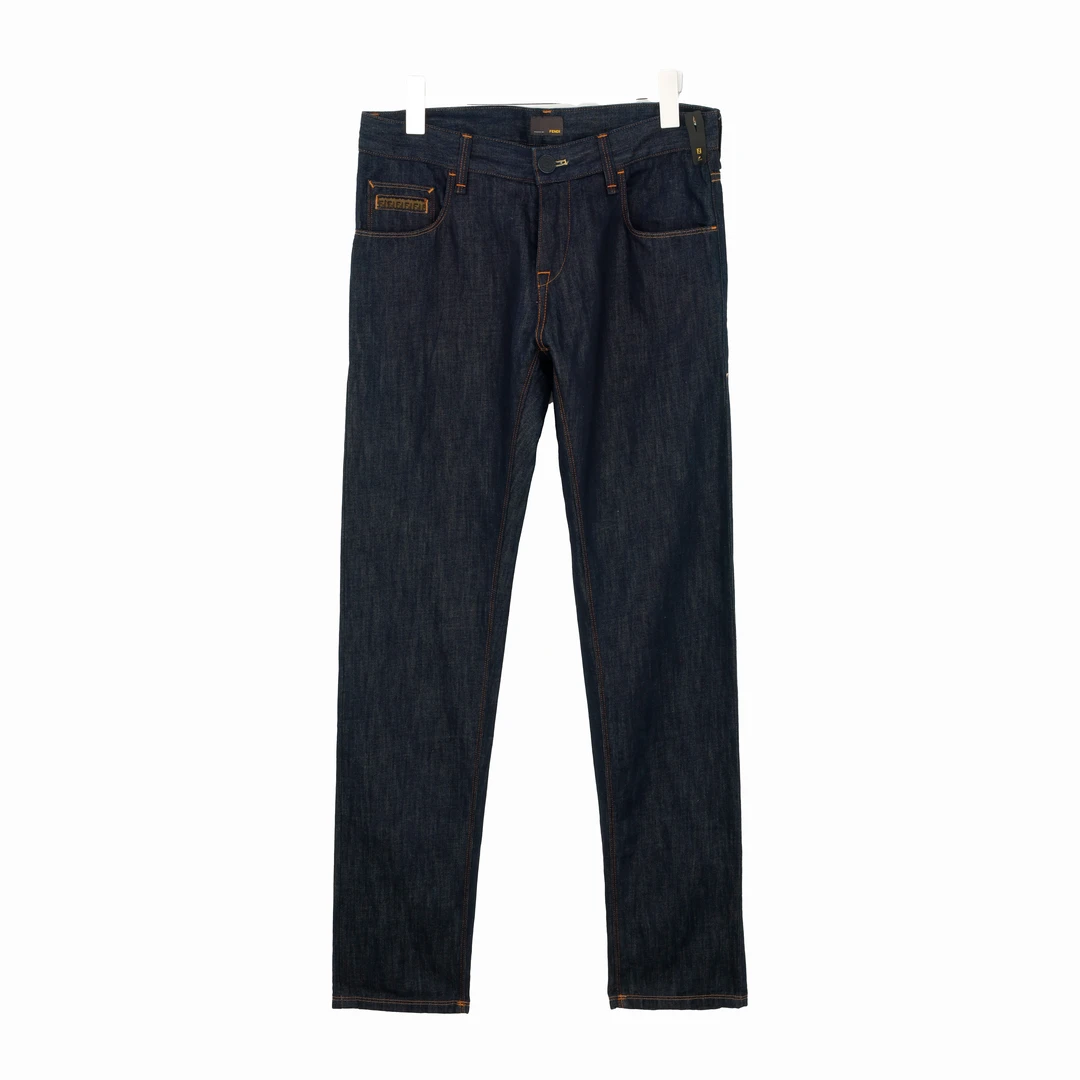 未使用 FENDI/芬迪 男士31码直筒牛仔裤百搭长裤FLP106N95
