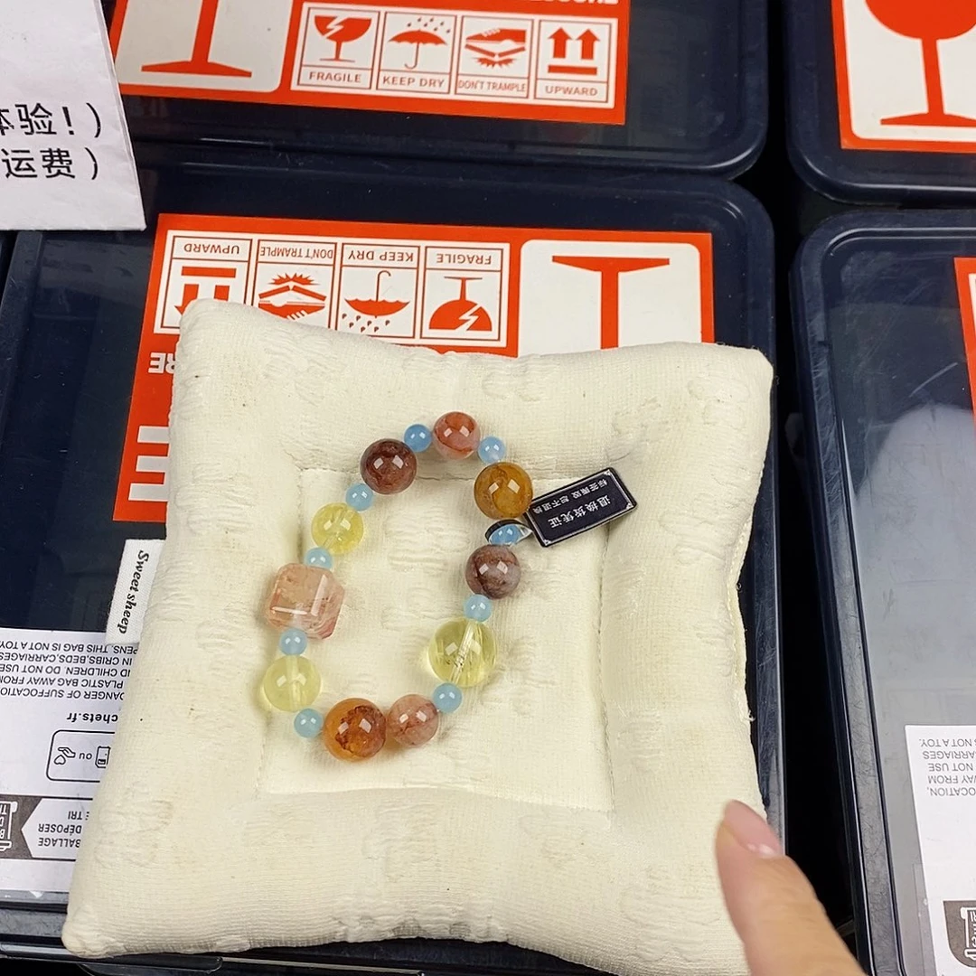 银S925镶嵌水晶手链