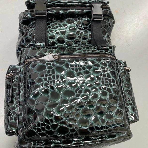 松石绿男士顶奢双肩包