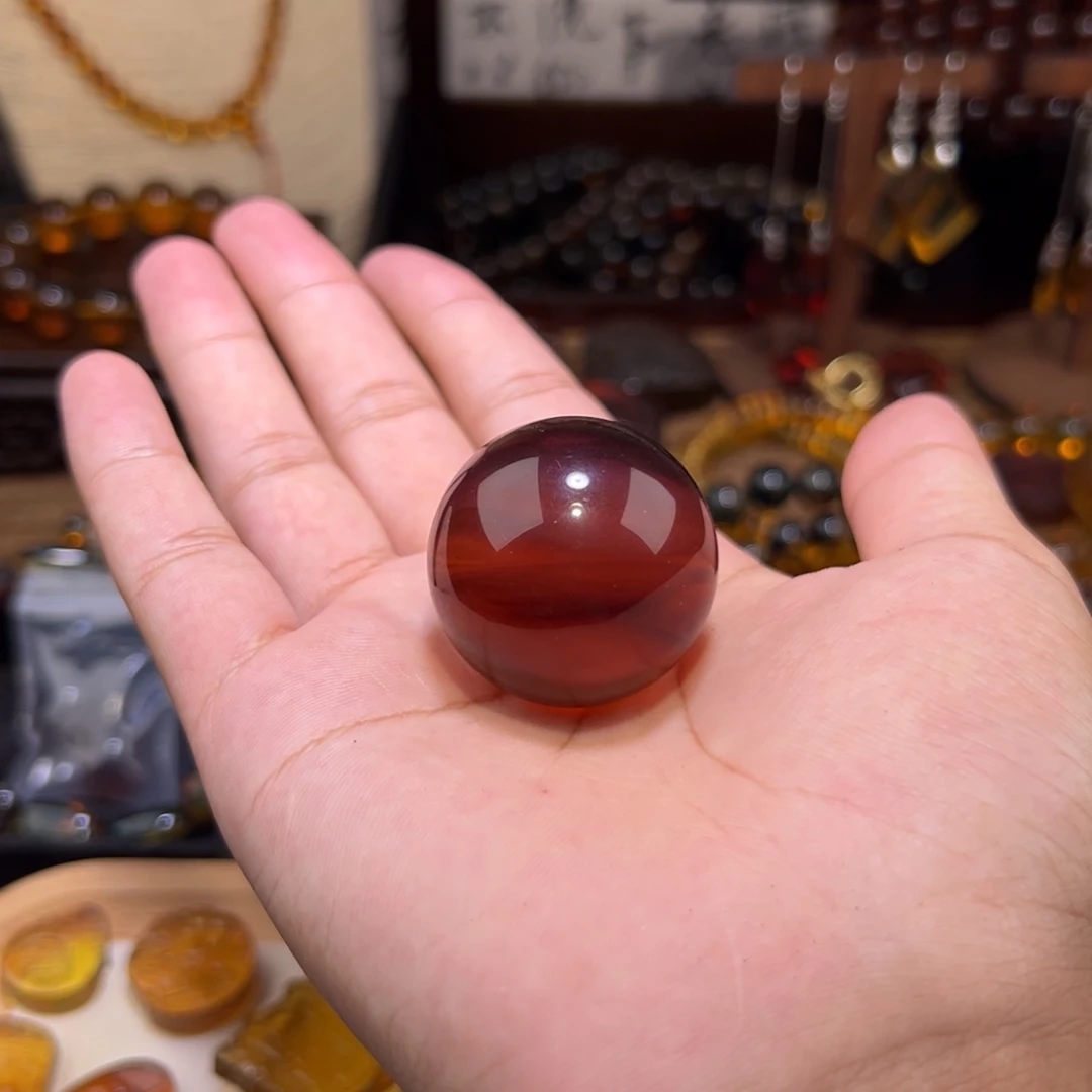 琥珀颈饰未镶嵌33.5mm