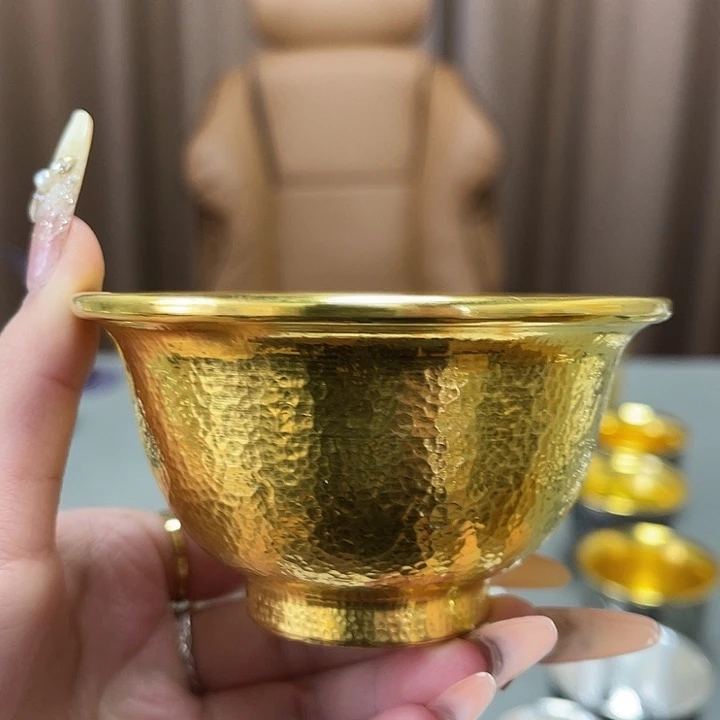 李小鹤里外金足金6克压手杯150毫升