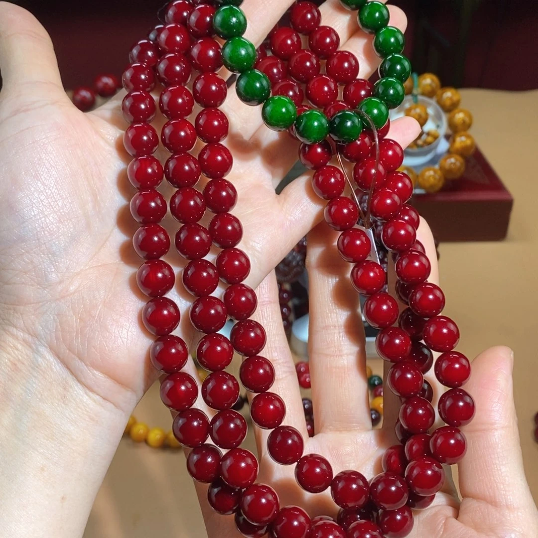 贝壳杉帝王血龙木1.0/108颗千年天花板