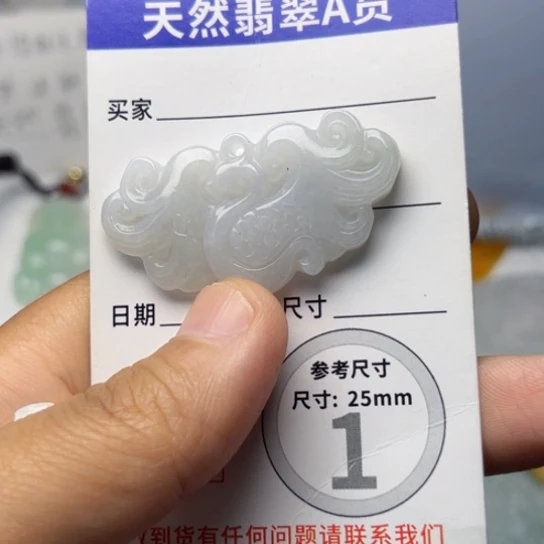 翡翠未镶嵌颈饰挂件