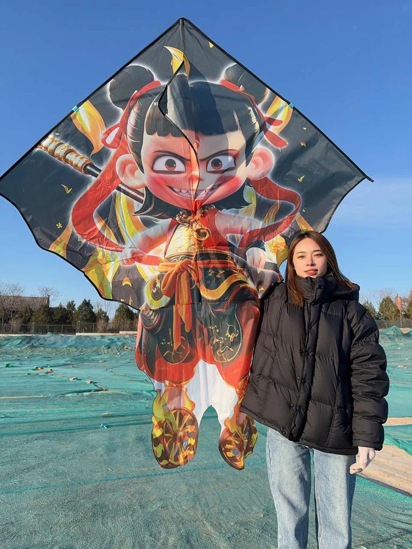 【哪吒魔童闹海】新款潍坊国朝风筝易飞风筝儿童成人风筝