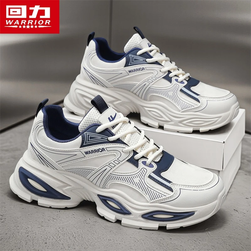 回力男鞋2025冬季新款潮流老爹鞋男士休闲百搭厚底增高跑步运动鞋