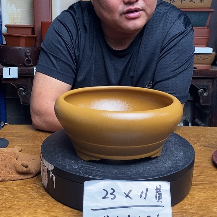 紫砂花盆货号一只WK586