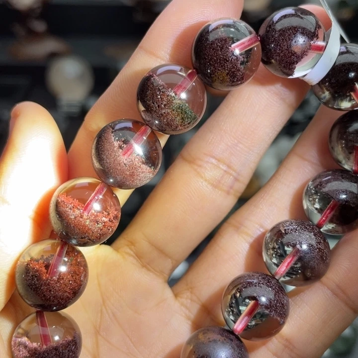 未镶嵌手链水晶红幽灵14