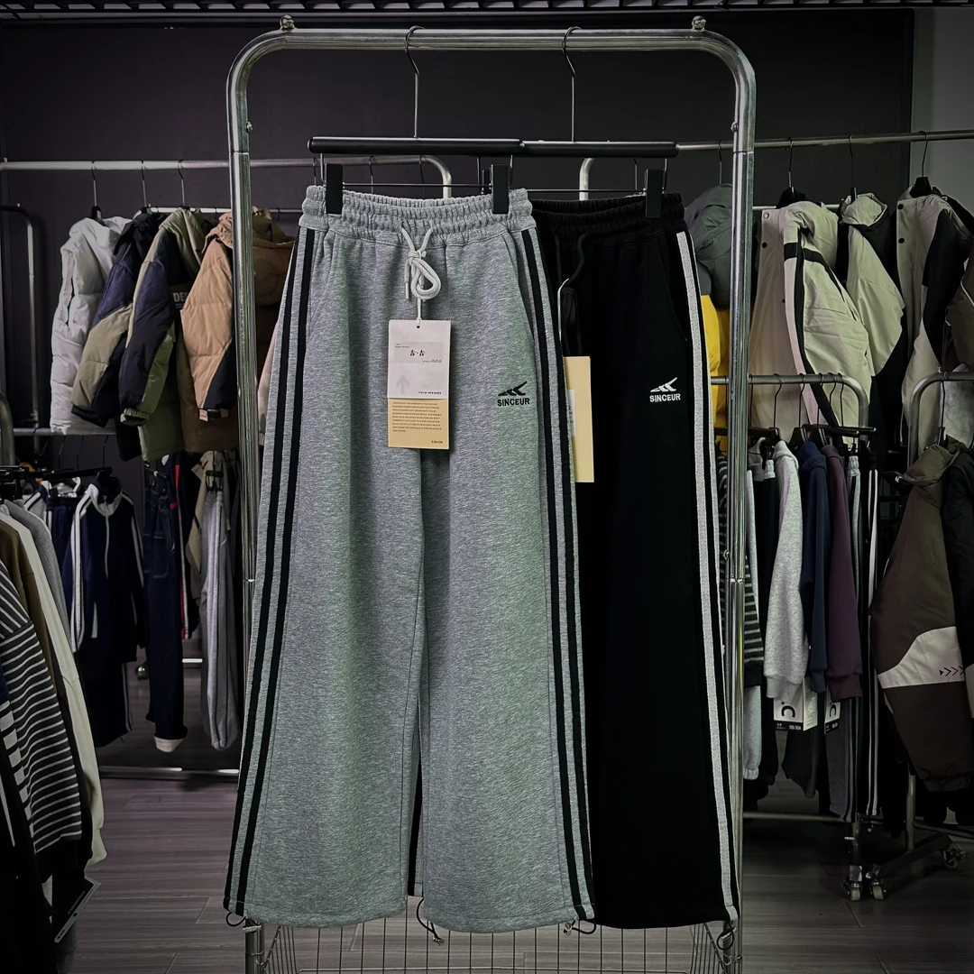 【实体现货库存】男童加绒亲子休闲卫裤运动韩版宽松保暖88995