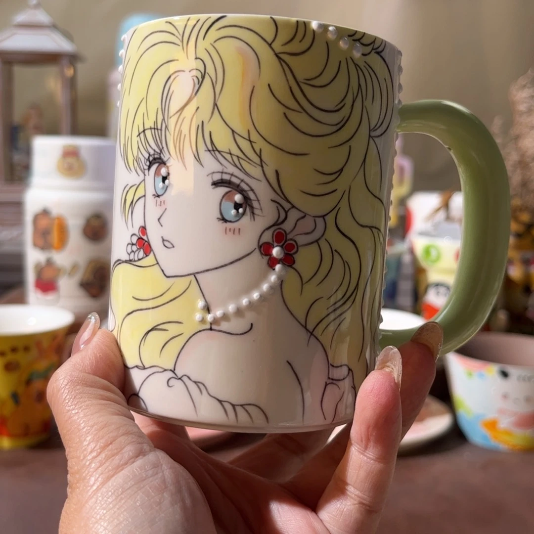 景德镇陶瓷手绘文创水杯