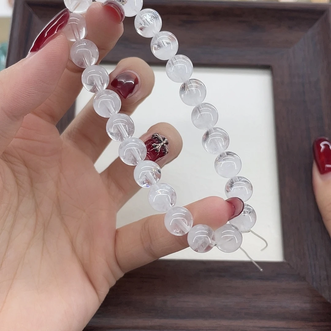 手链水晶未镶嵌雪花幽灵8mm