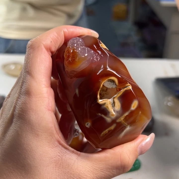 玛瑙/玉髓吊坠(不含链)未镶嵌