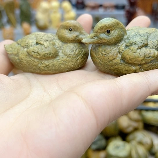 维腊木（绿檀）寒**融鸳鸯