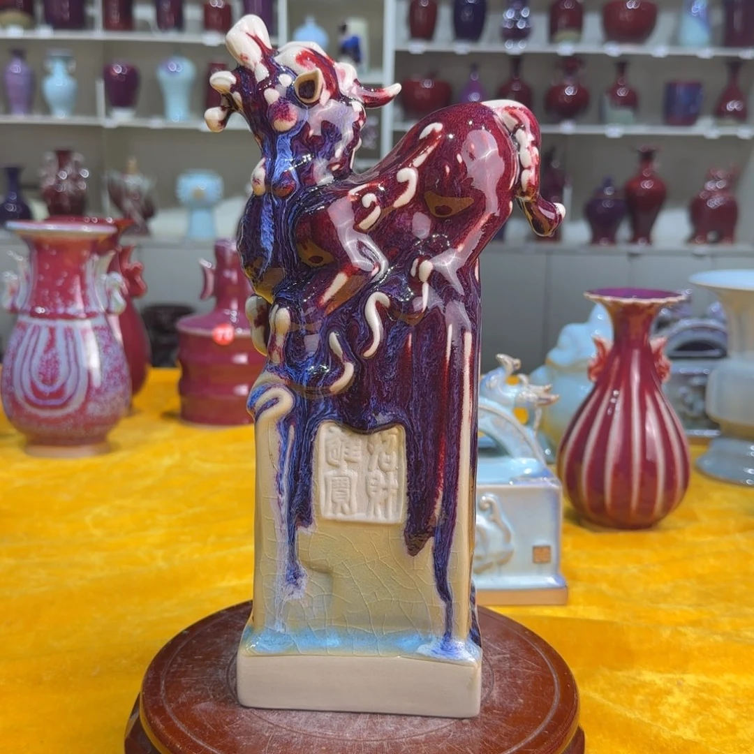 摆件陶郑家钧瓷摆件