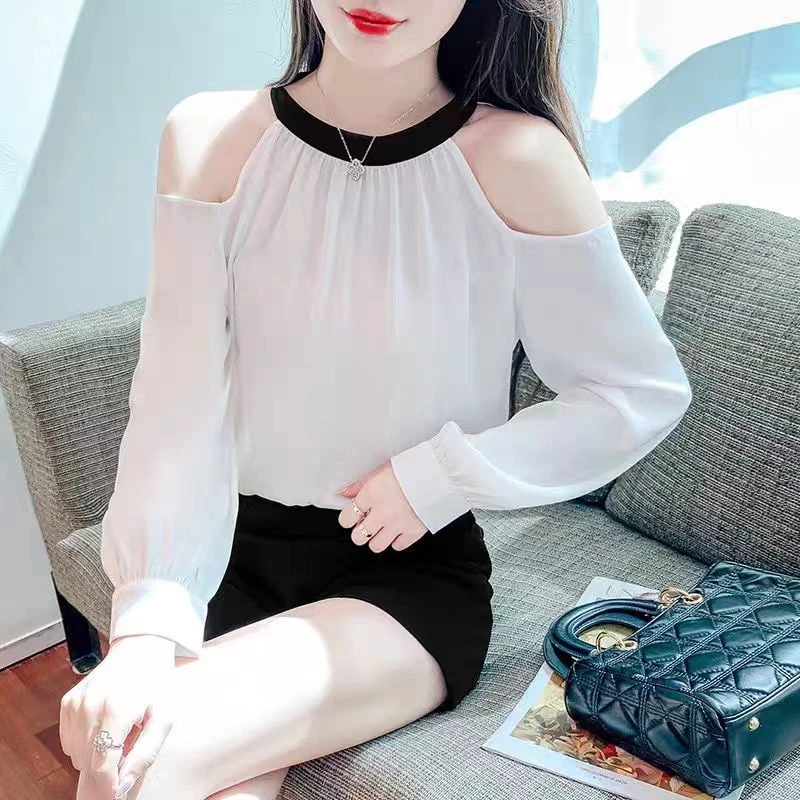 【蓉蓉专属】RX0109设计感显瘦气质长袖拼接时尚洋气小众