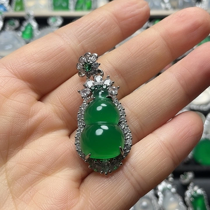 玛瑙/玉髓合金挂件