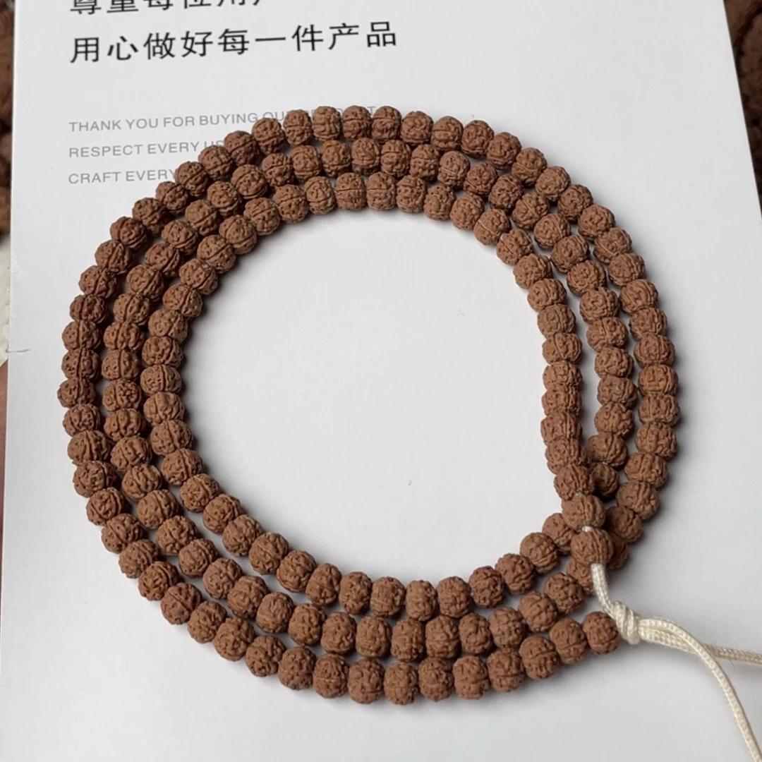 修****吊坠金刚菩提细纹盘龙108卡6