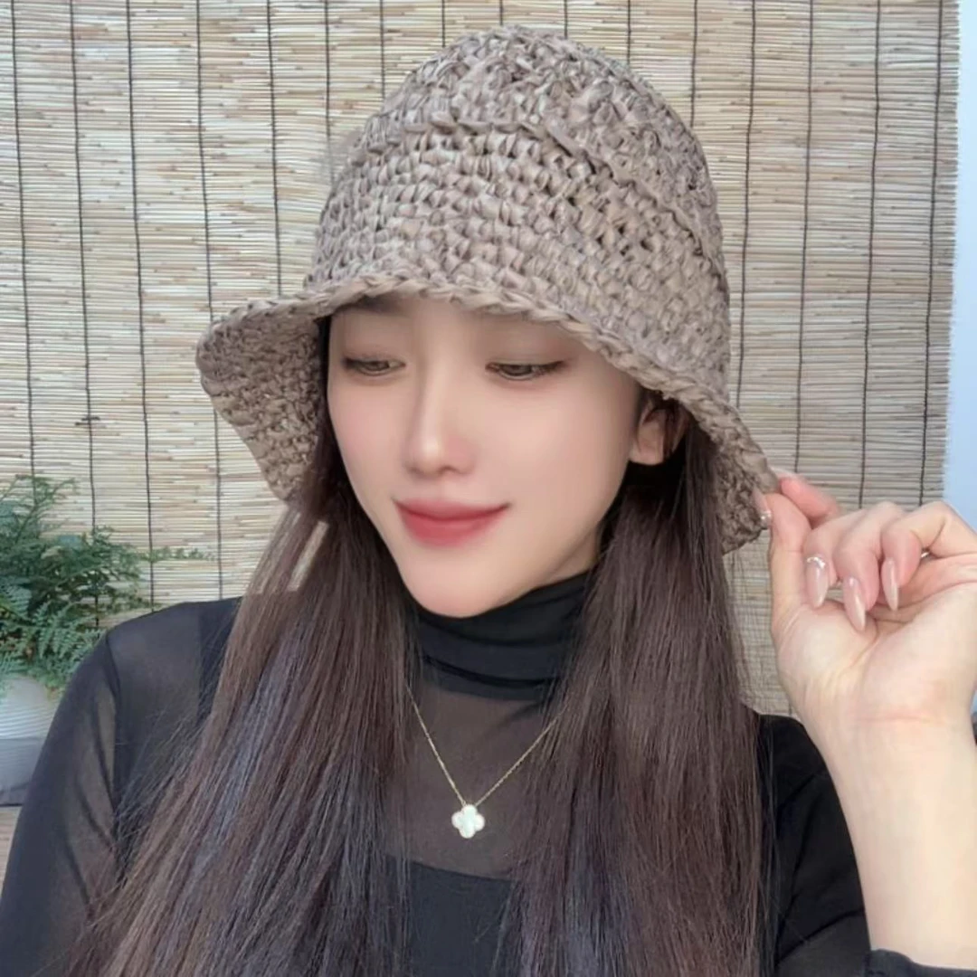 2025夏季新款防晒速干条渔夫帽