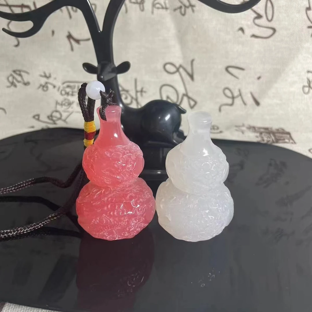 【鸿运当头】光变盘龙葫芦桃血沉宝阳光下变色裸石