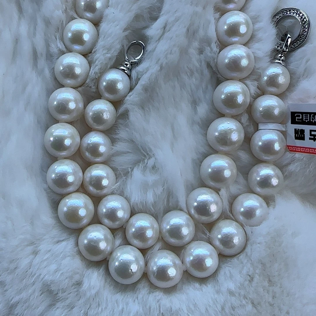 银S925镶嵌项链定制594淡水珍珠