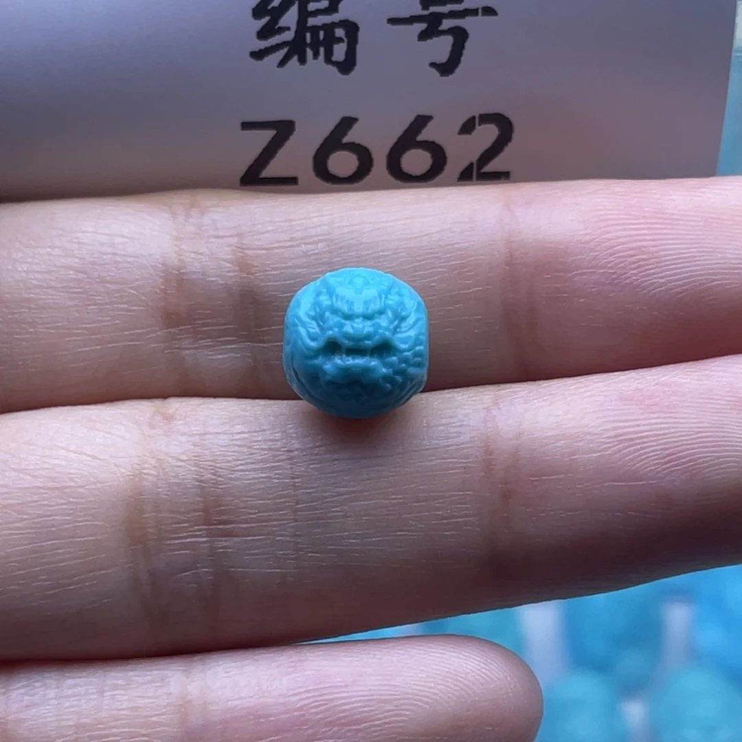 未镶嵌绿松石珠宝奇石9*9mm