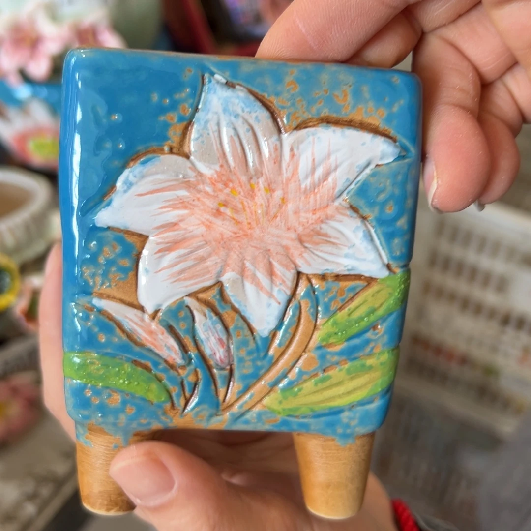 孤品色花盆，满20米发货，爱退款拉黑