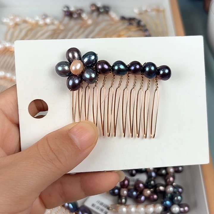 未镶嵌淡水珍珠发饰