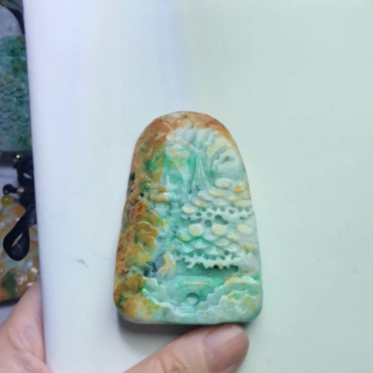 【闪购商品】翡翠挂件未镶嵌山水