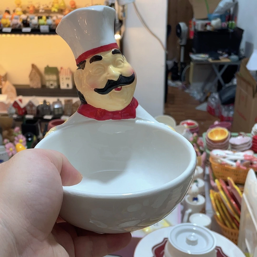 桥**奈陶瓷餐具家用厨师小碗