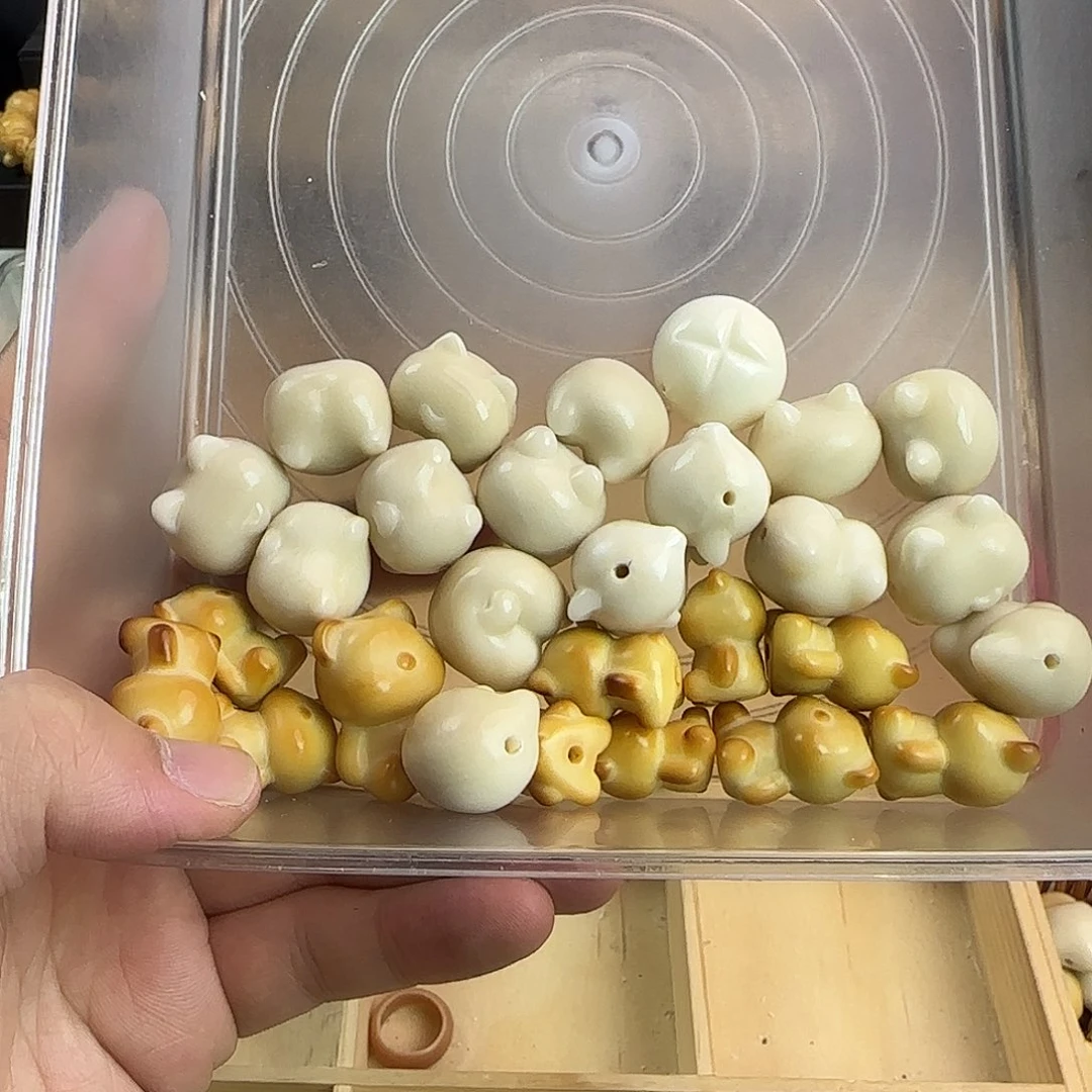 S***n菩提根/象牙果手串微瑕疵28颗处理